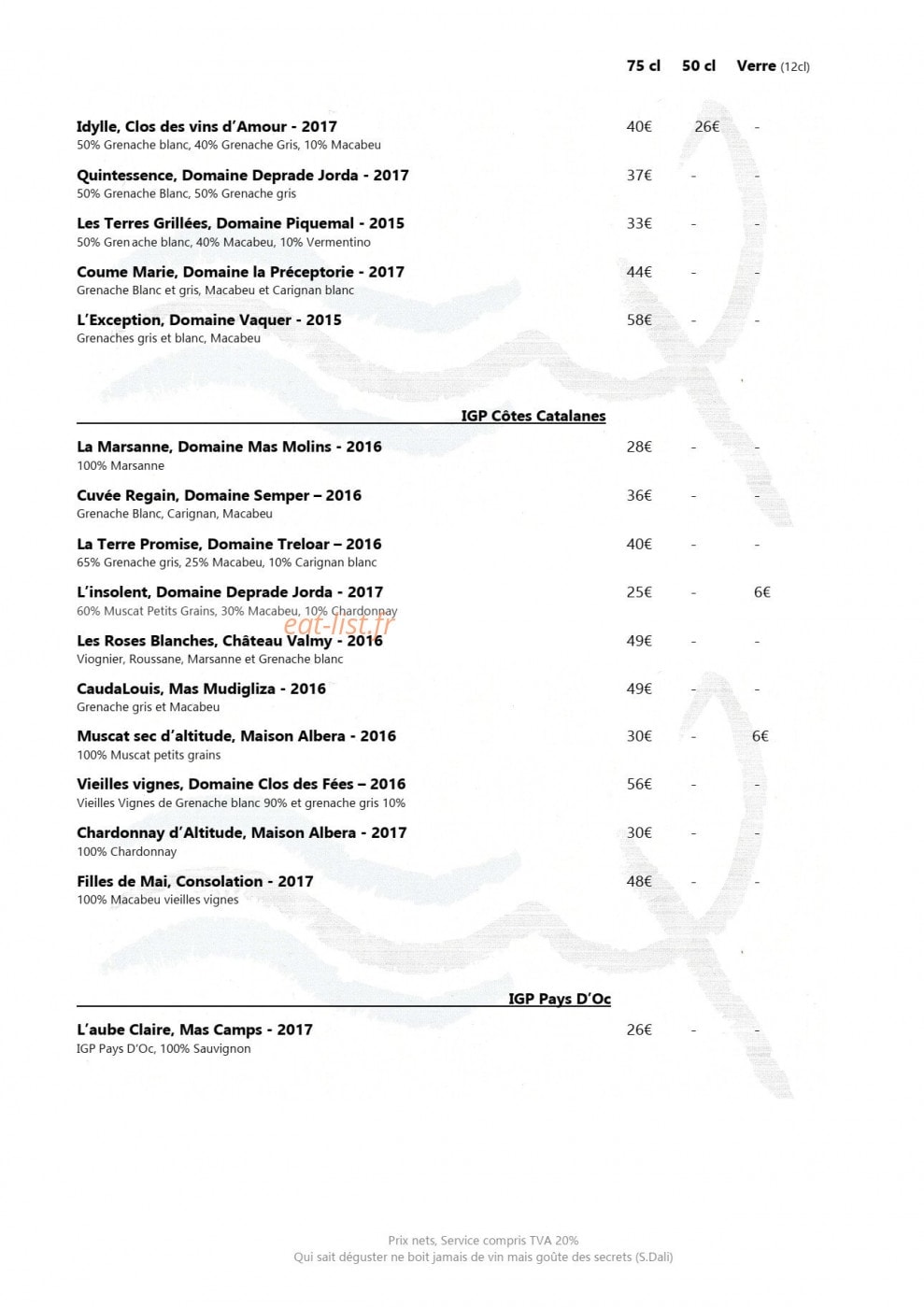 Le Neptune — carte page 17