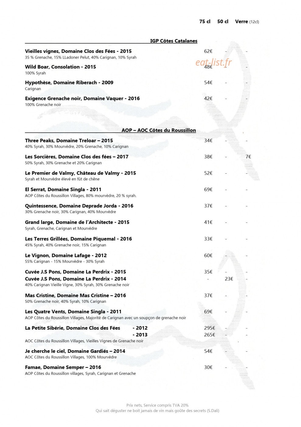 Le Neptune — carte page 14