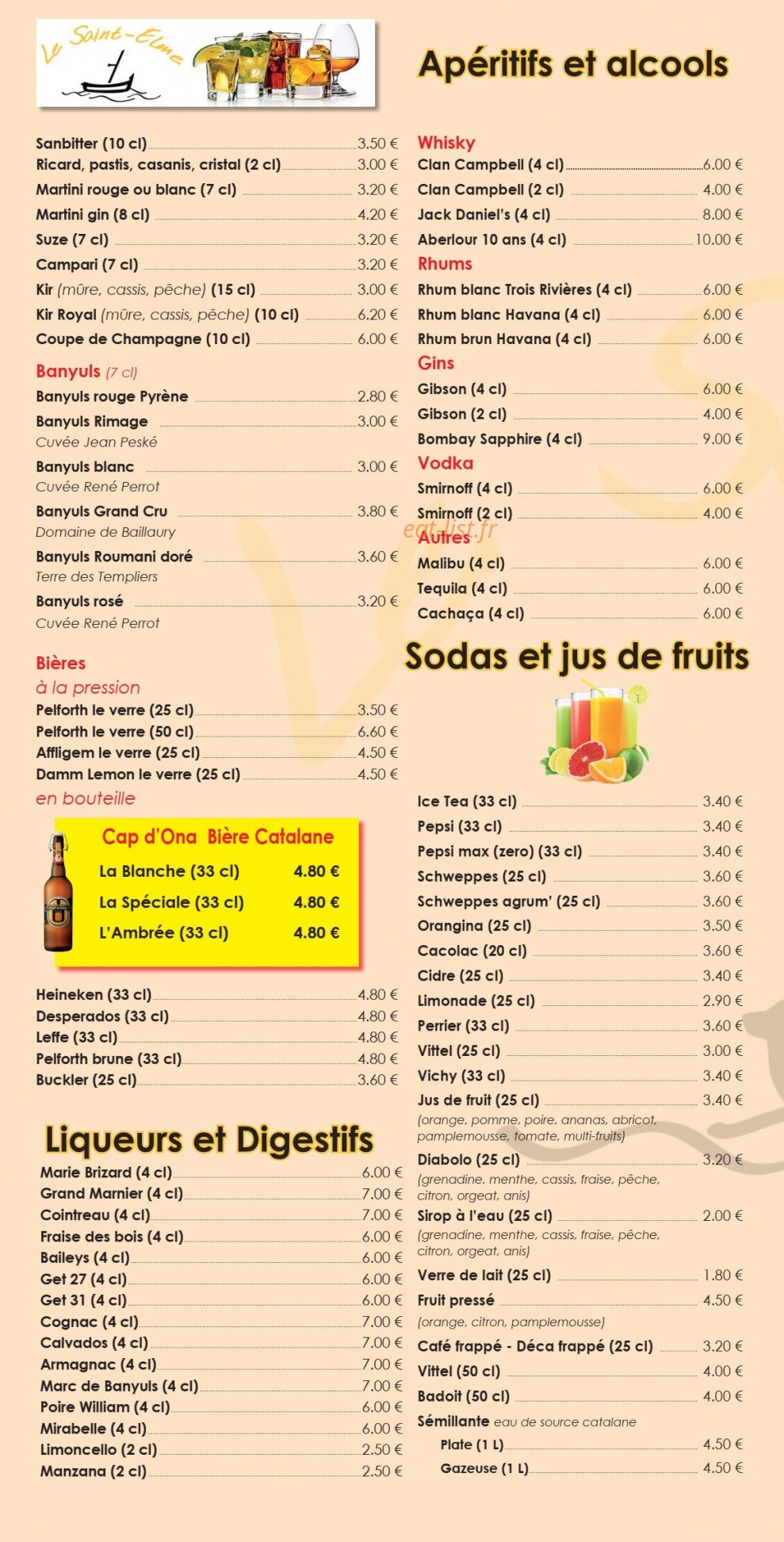 Le St Elme — carte page 3