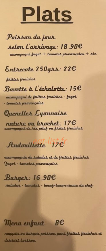 La Fraterie — carte page 2