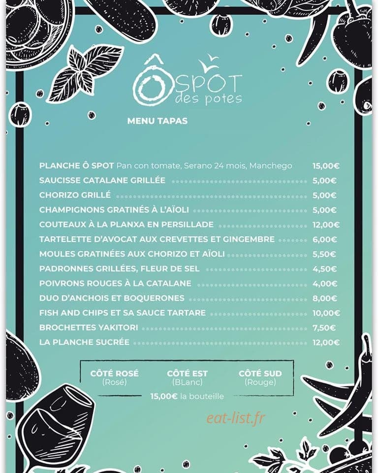 Ô Spot des Potes — carte page 4