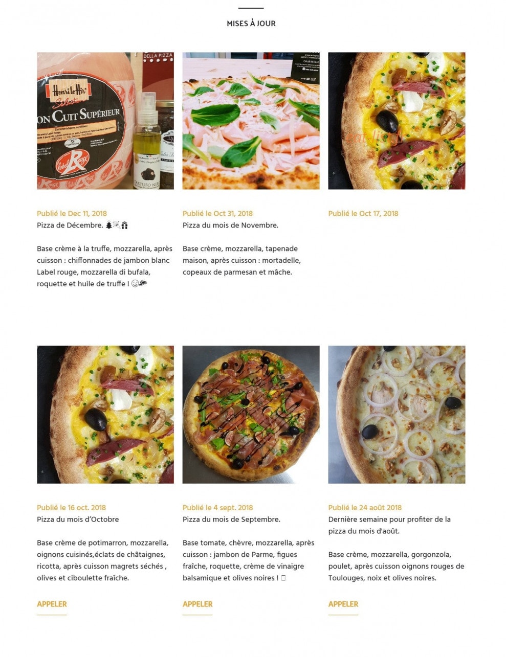 Follia della pizza — carte page 1