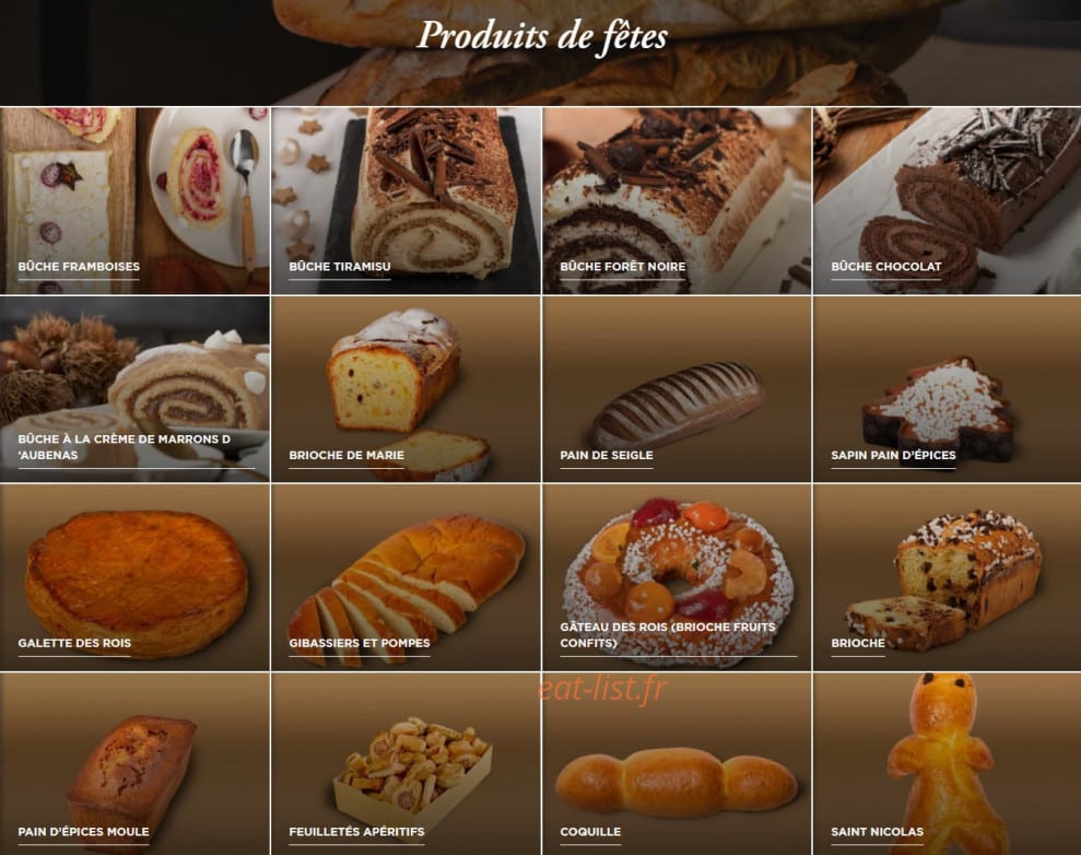 Boulangerie Marie Blachere — carte page 8