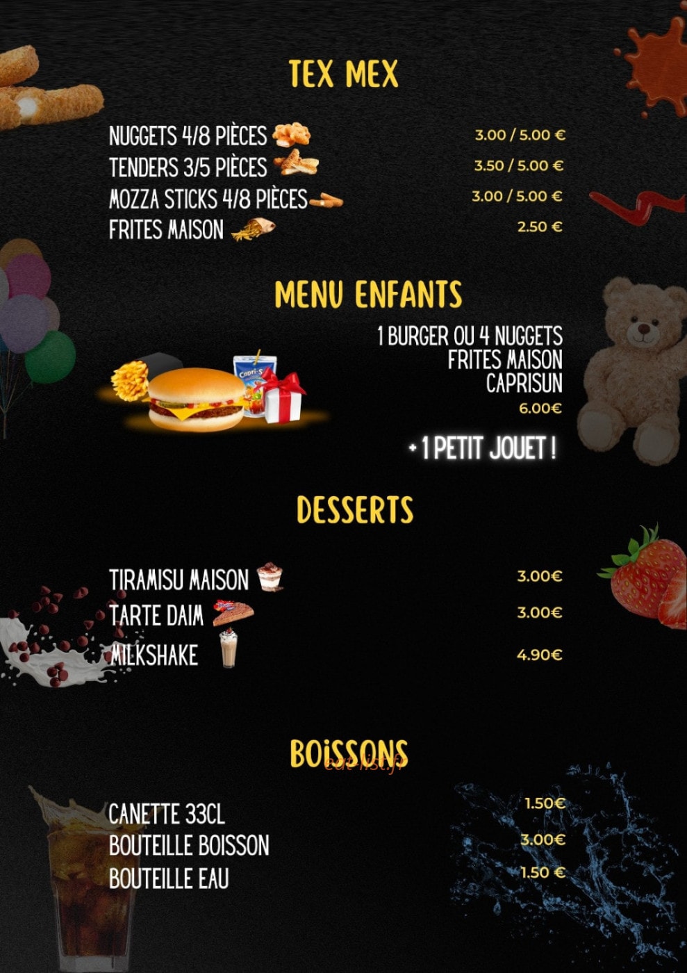 Delices Factory — carte page 3