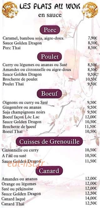 Golden Dragon — carte page 3