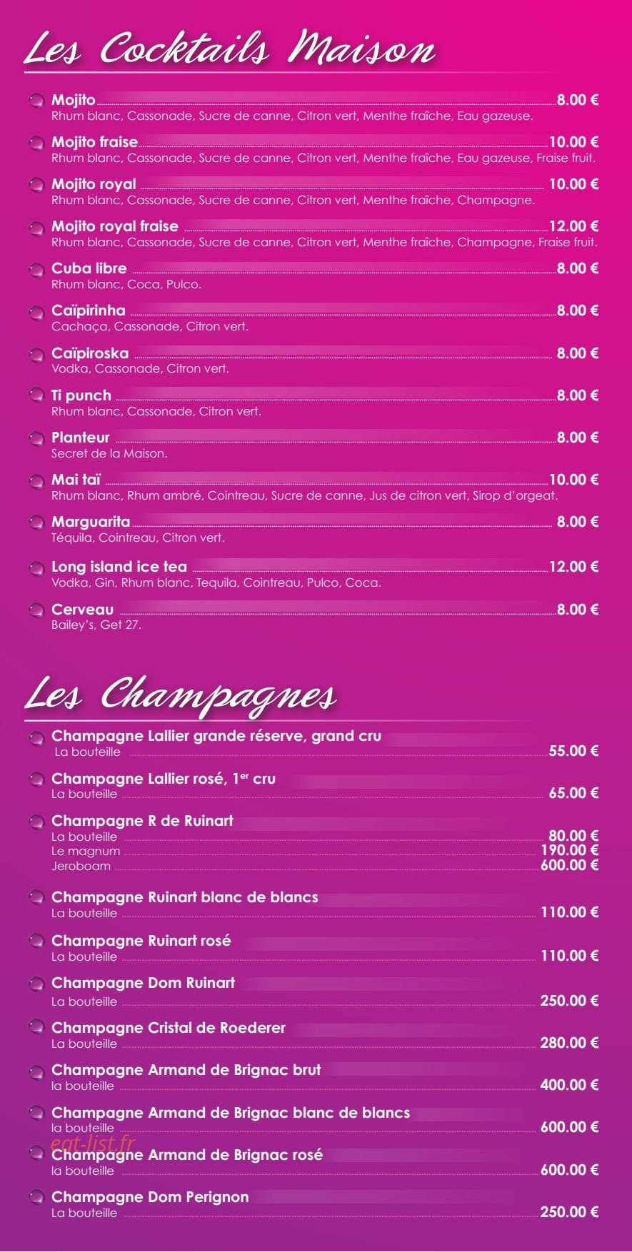 La Piscine — carte page 2