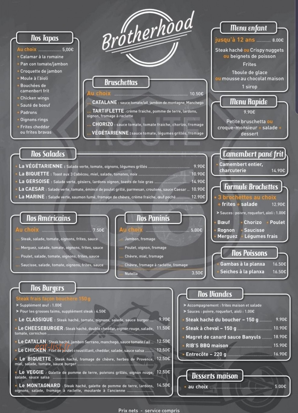 Le Brotherhood — carte page 1