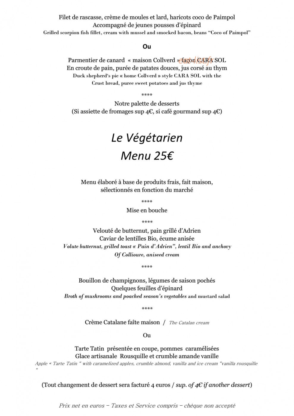 Le Caresol — carte page 5