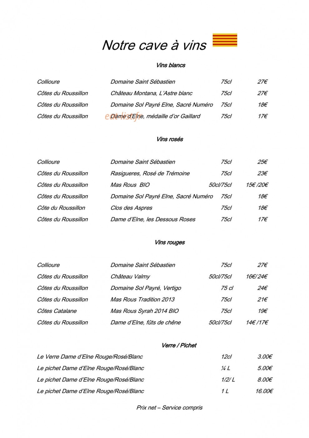 Le Caresol — carte page 6