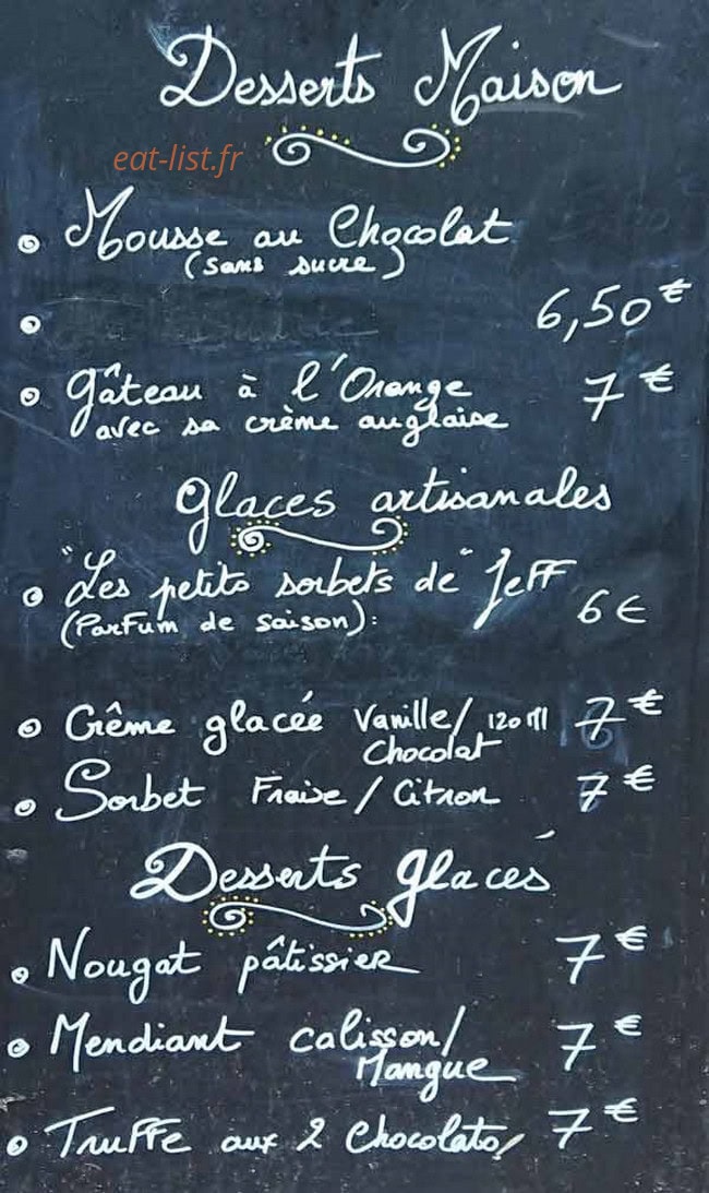 Le Jardin — carte page 1