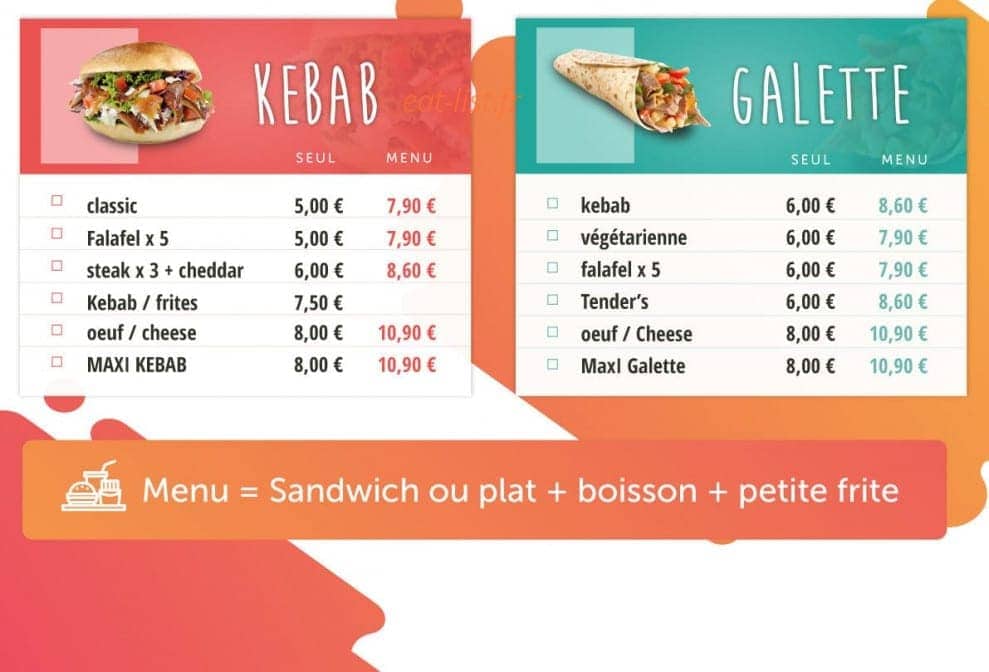Mam's kebab — carte page 5