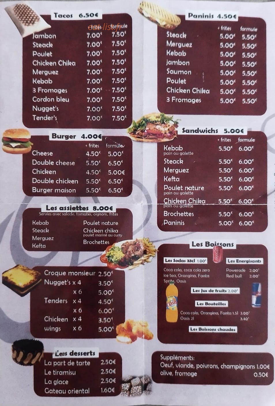 O'delice — carte page 2
