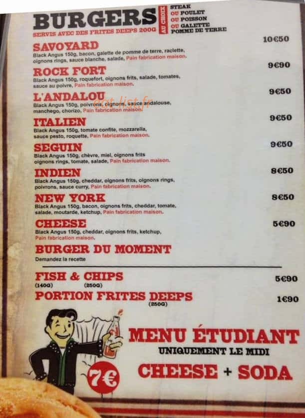 Pizza Bonici — carte page 1