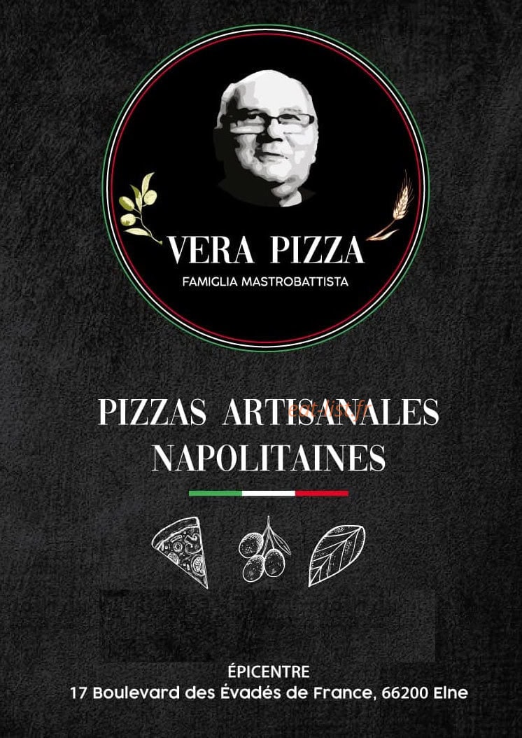 Vera Pizza — carte page 1