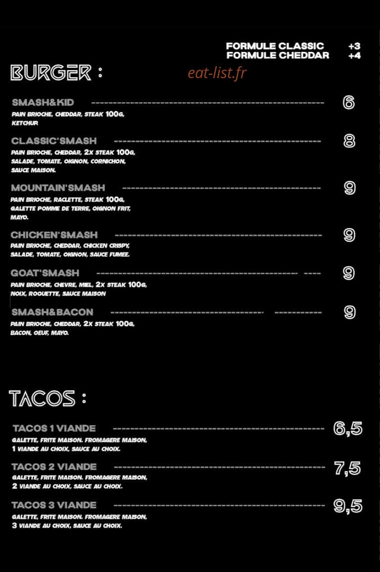 Chez So ! — carte page 1
