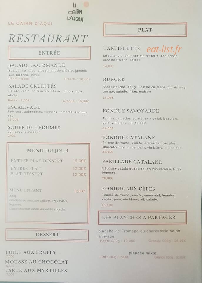 Le Saint bernard — carte page 1
