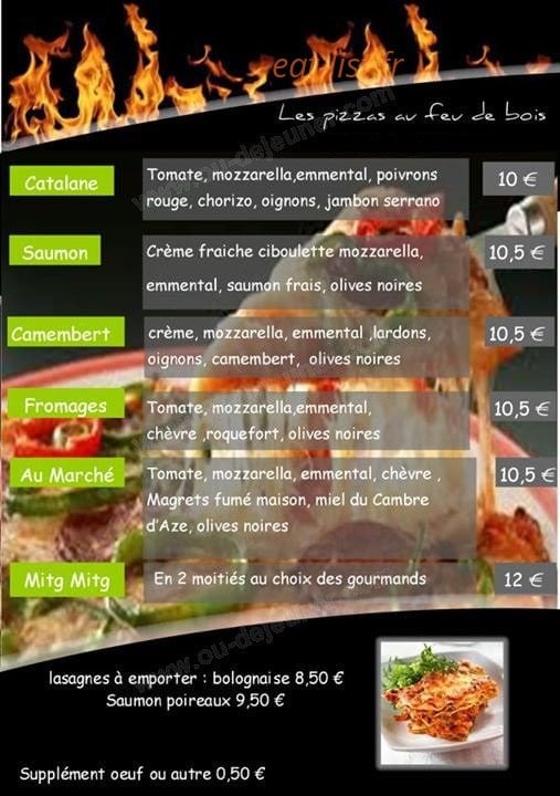Au marché — carte page 1