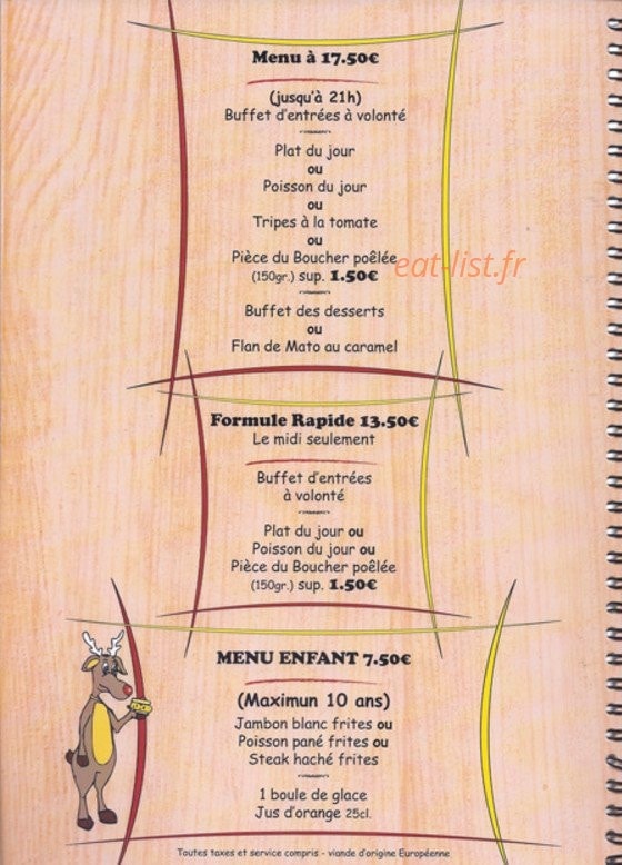 Le Bel Angle — carte page 5