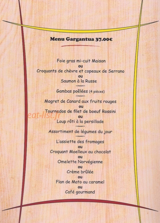 Le Bel Angle — carte page 6