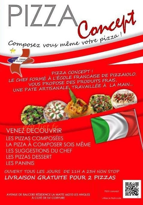 Pizza Concept — carte page 1