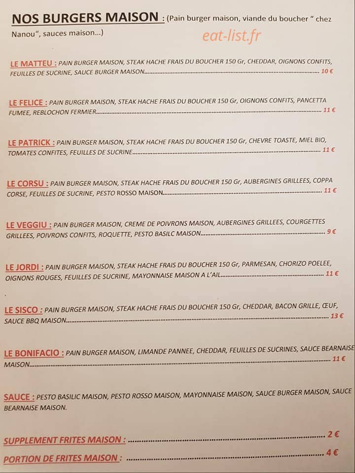 Pizzeria I Fradelli — carte page 2