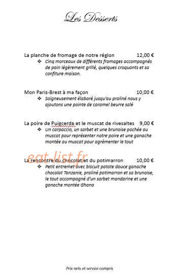 La Table de la Citadelle — carte page 3