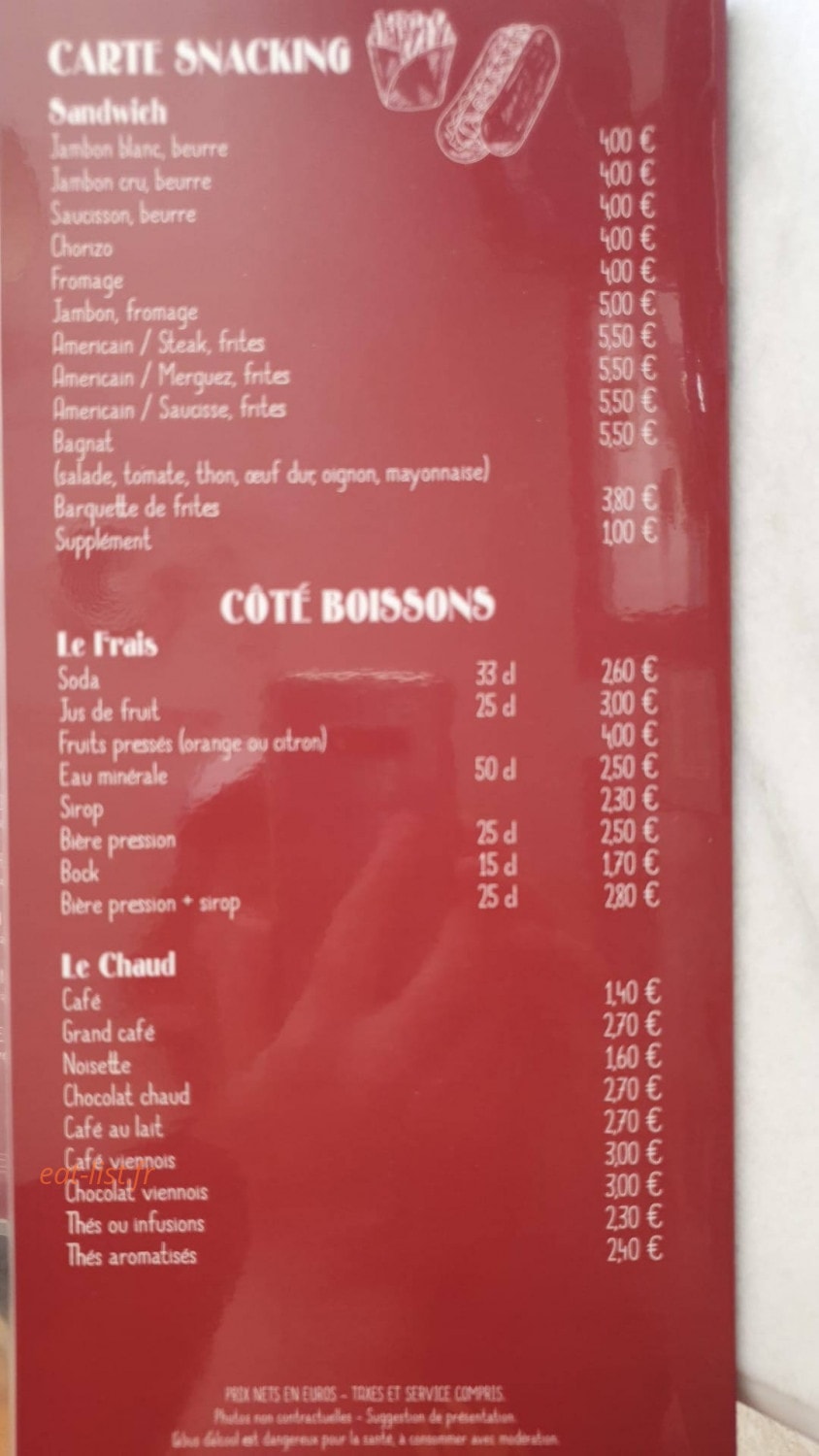 Le Central — carte page 6
