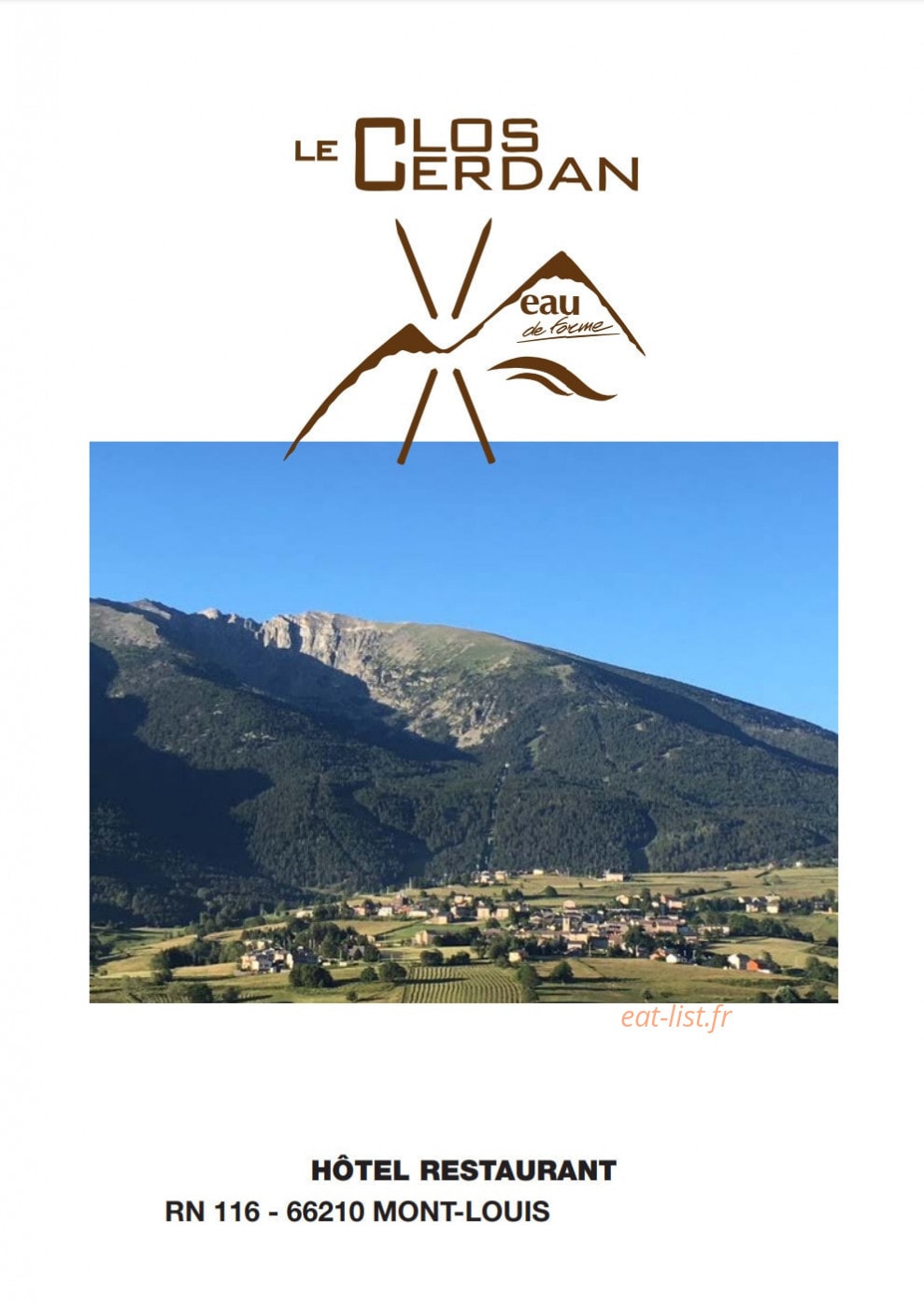 Le Clos Cerdan — carte page 9