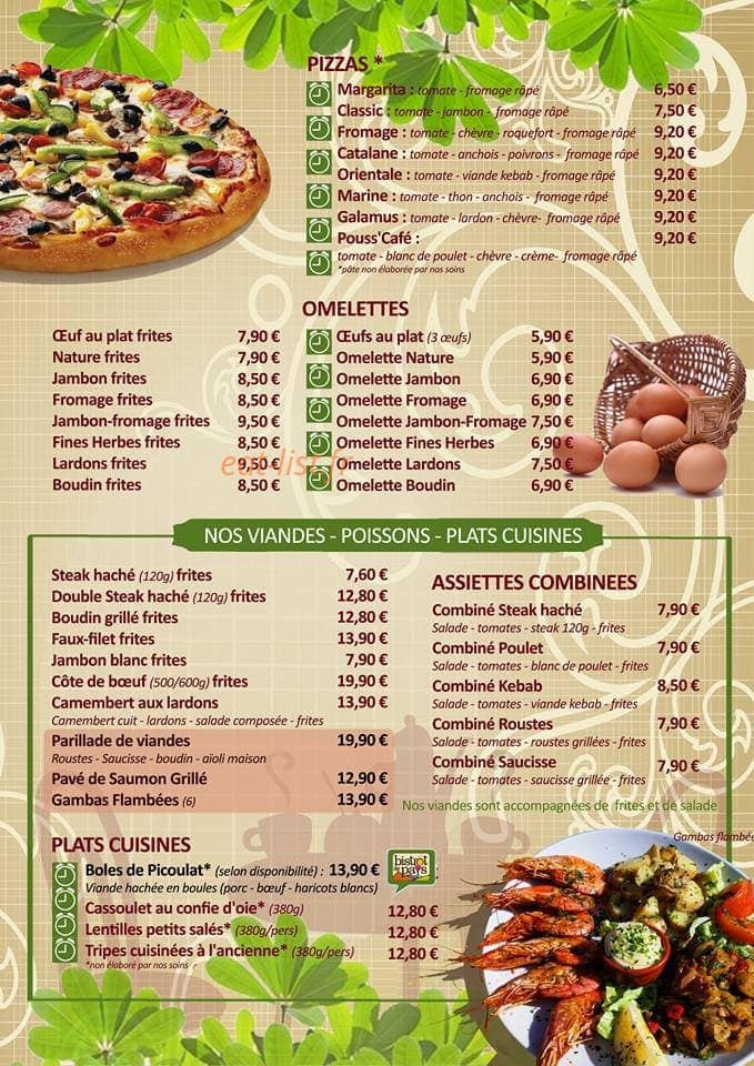 Pouss'café — carte page 3