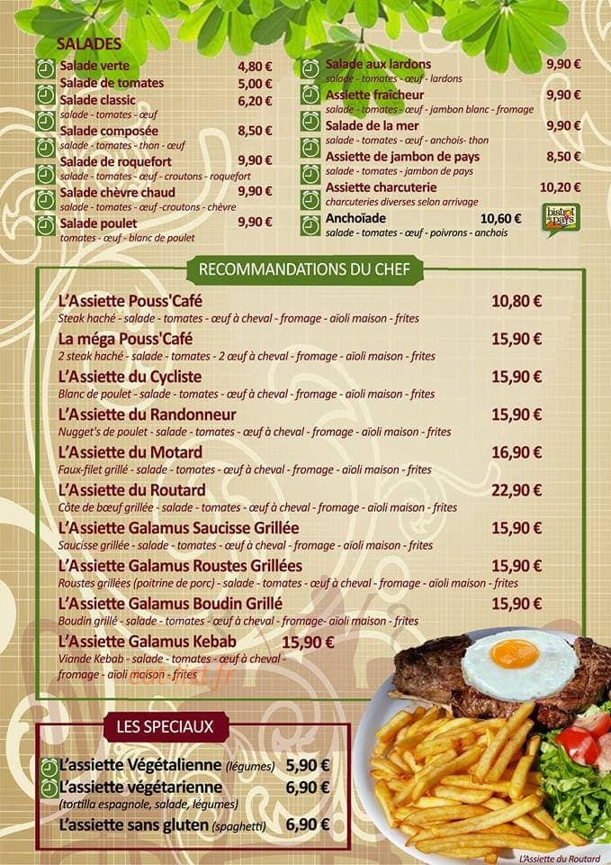 Pouss'café — carte page 4