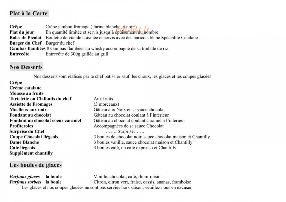 Le relais — carte page 3