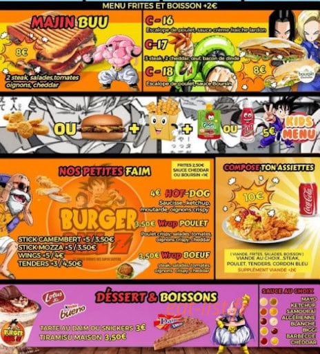Burger ball z — carte page 2