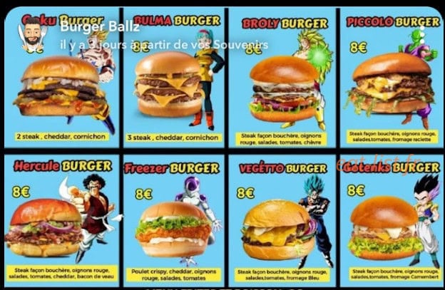 Burger ball z — carte page 1