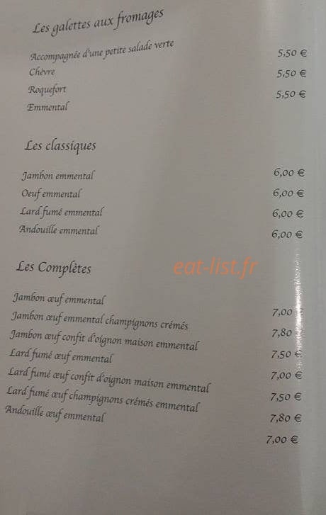 Chez la Bretonne — carte page 3
