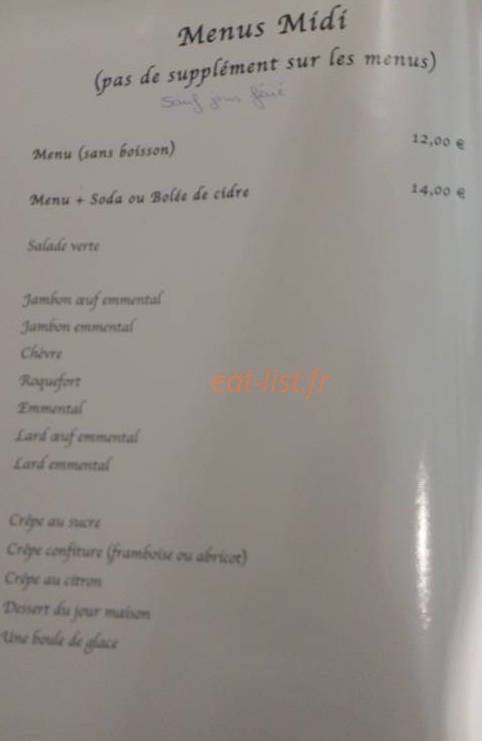 Chez la Bretonne — carte page 5