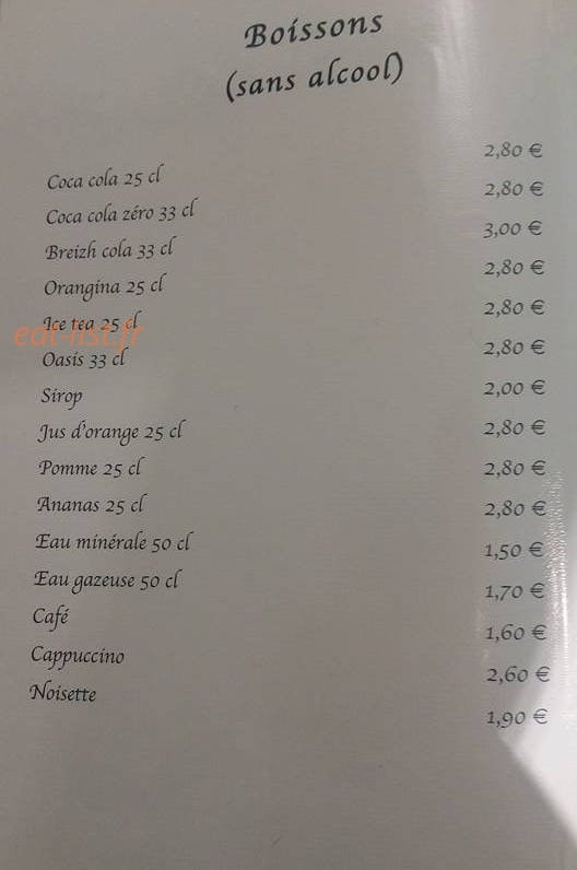 Chez la Bretonne — carte page 9