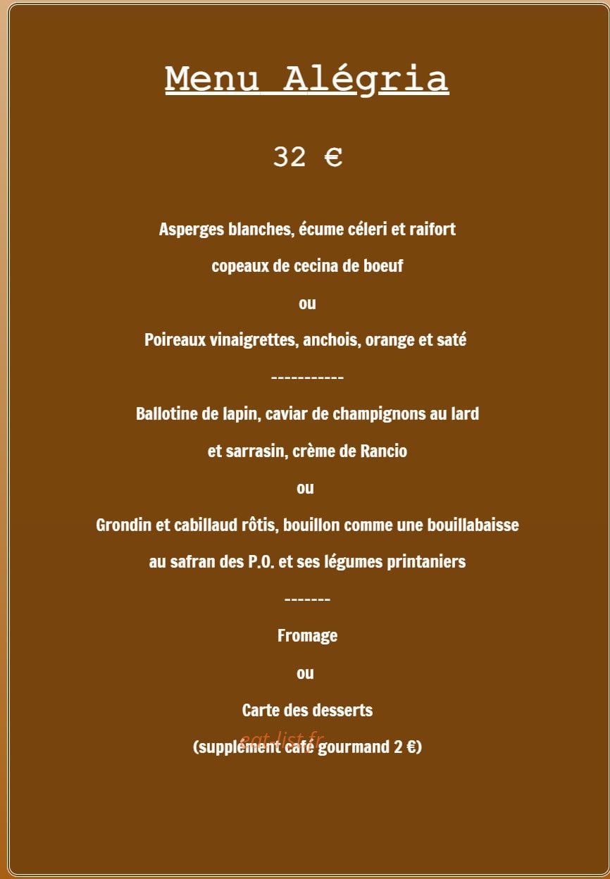 Mas Alégria — carte page 3