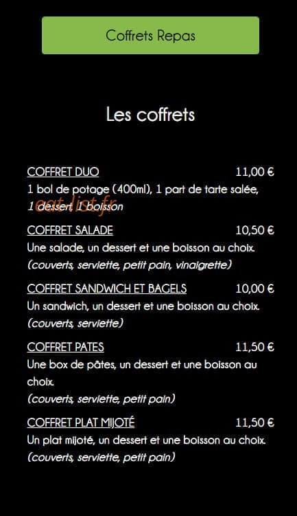 Servi sur un Plateau — carte page 8