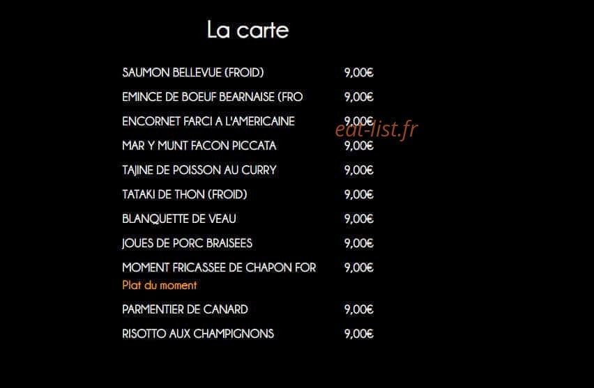 Servi sur un Plateau — carte page 3
