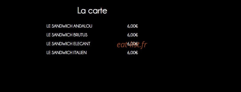 Servi sur un Plateau — carte page 4