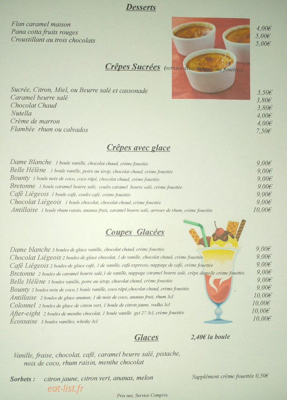 Chez CéCé — carte page 2