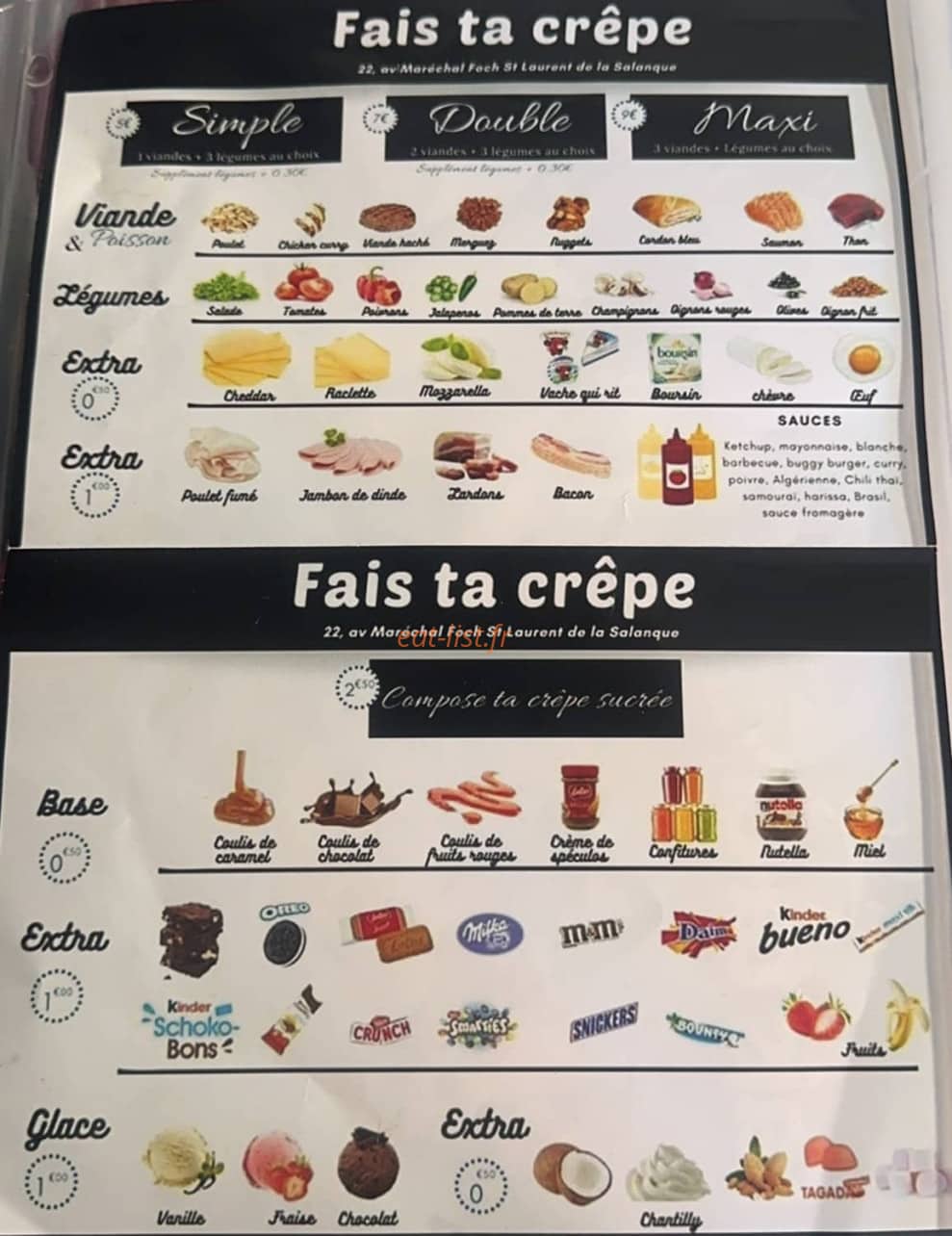 Fais ta Crêpe ! — carte page 1
