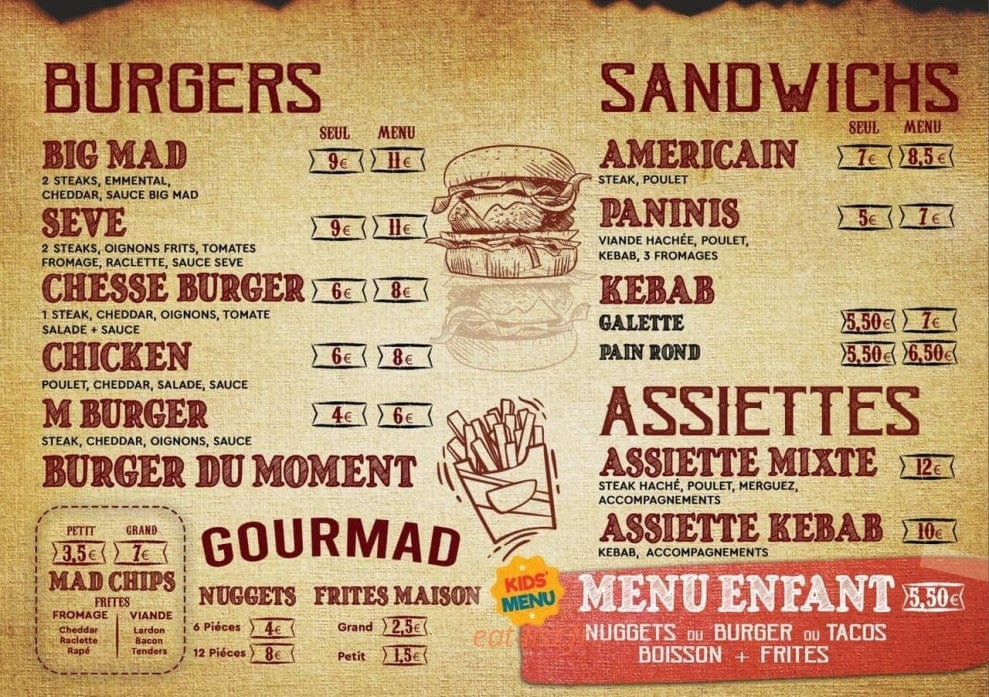 Le Mad — carte page 1