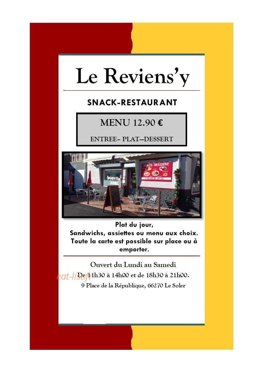 Le Reviens'y — carte page 1