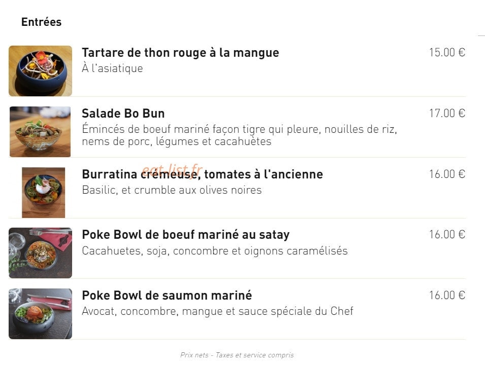 Chez Christopher — carte page 2