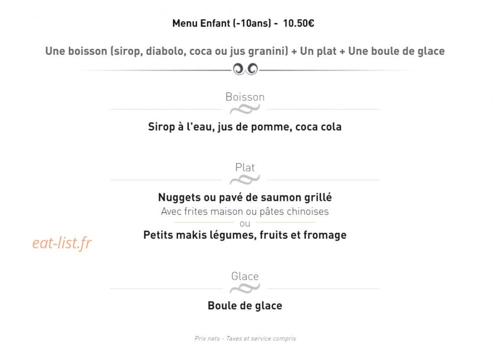 Chez Christopher — carte page 7