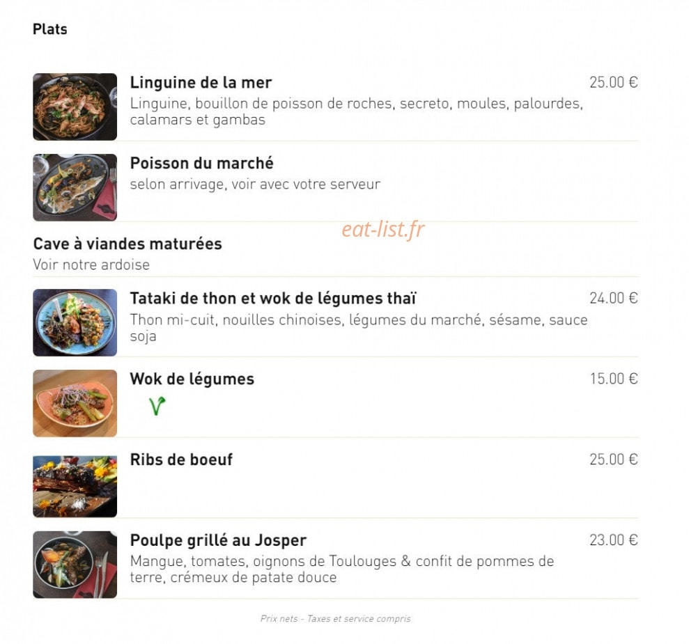 Chez Christopher — carte page 4
