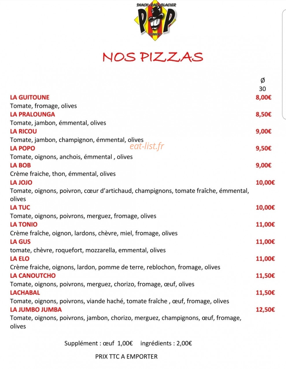 Pop 2000 — carte page 2