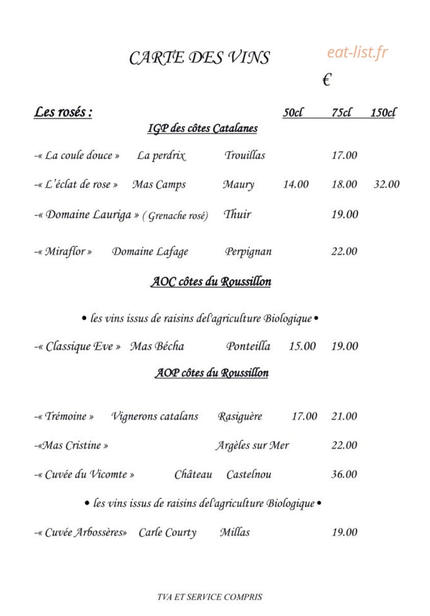 L'Hostal — carte page 9
