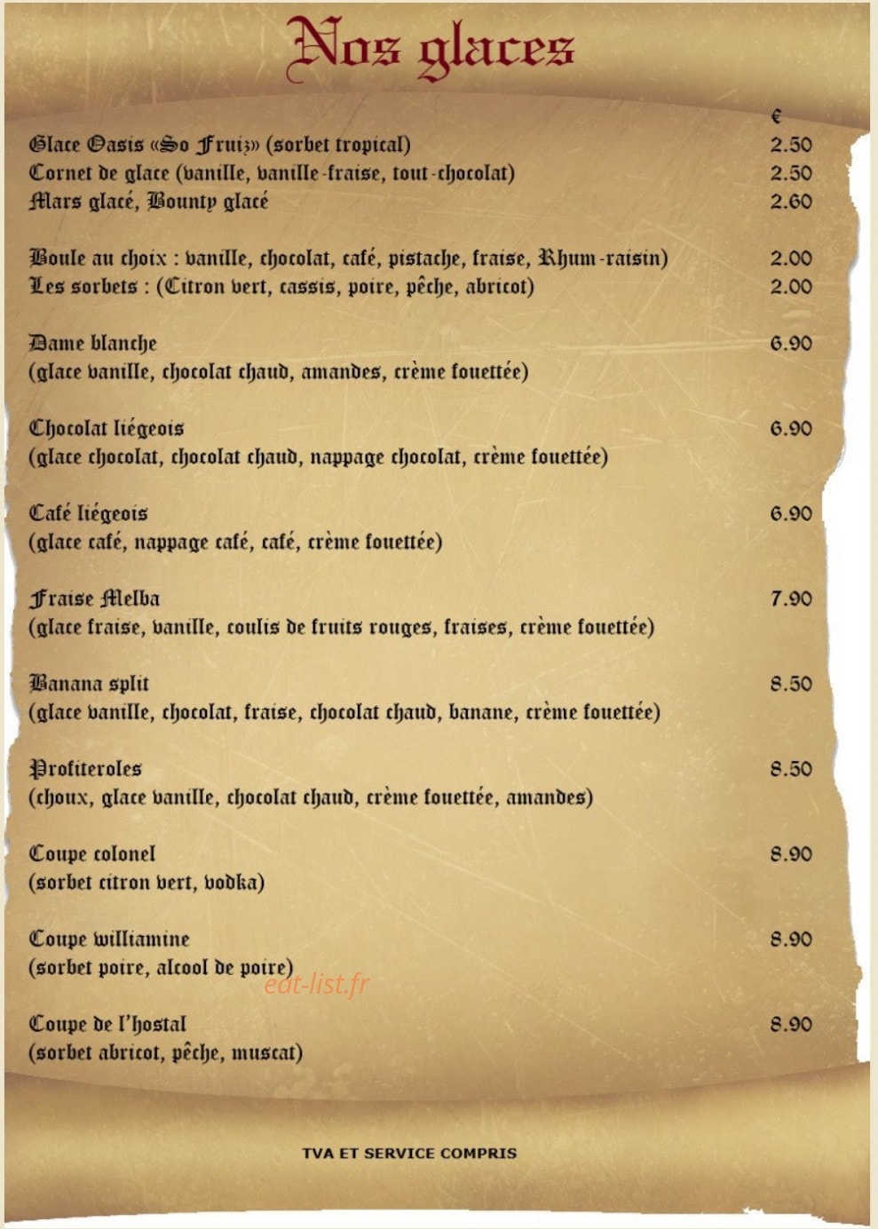 L'Hostal — carte page 7